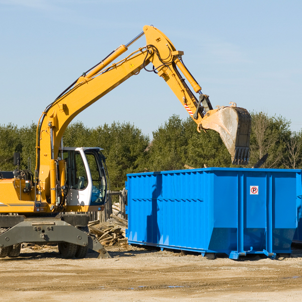 can i choose the location where the residential dumpster will be placed in Bruce